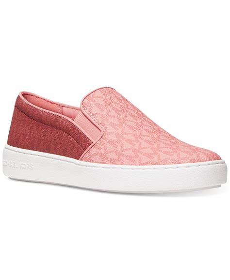 michael kors keaton slip-on logo sneakers|michael kors mesh sneakers.